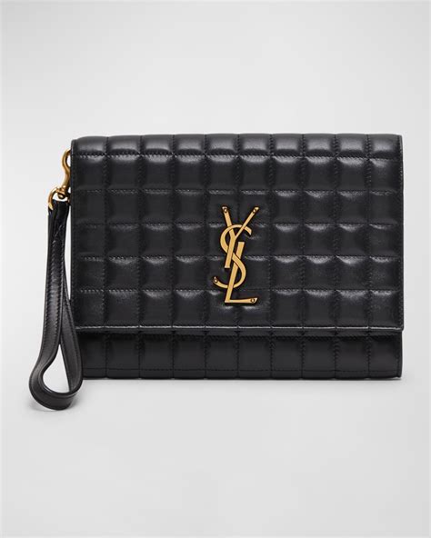 ysl clutch for sale|ysl wristlet.